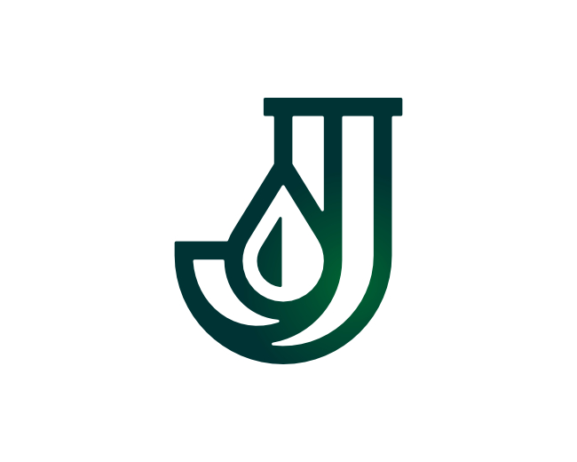 Letter J Drop Logo