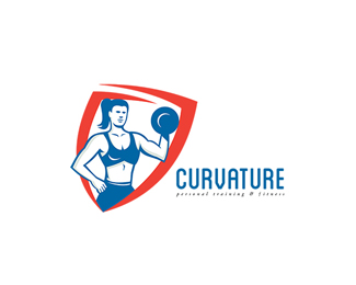 Curvature Personal Trainer Logo