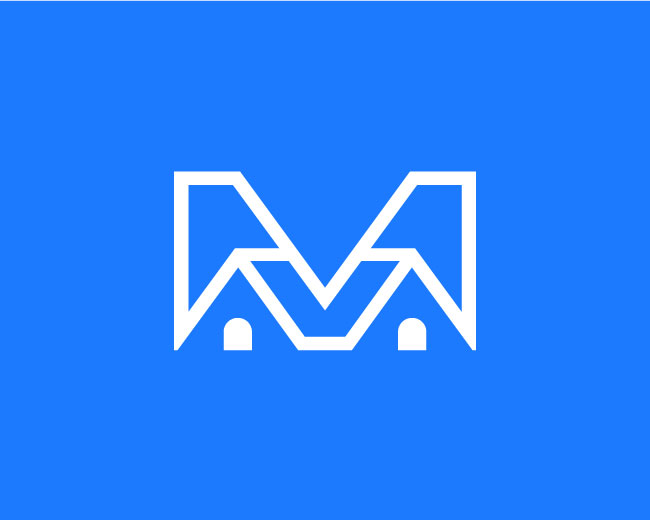 M With House Logo