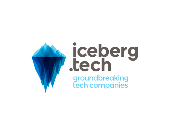 Iceberg, tech companies hub, logo design