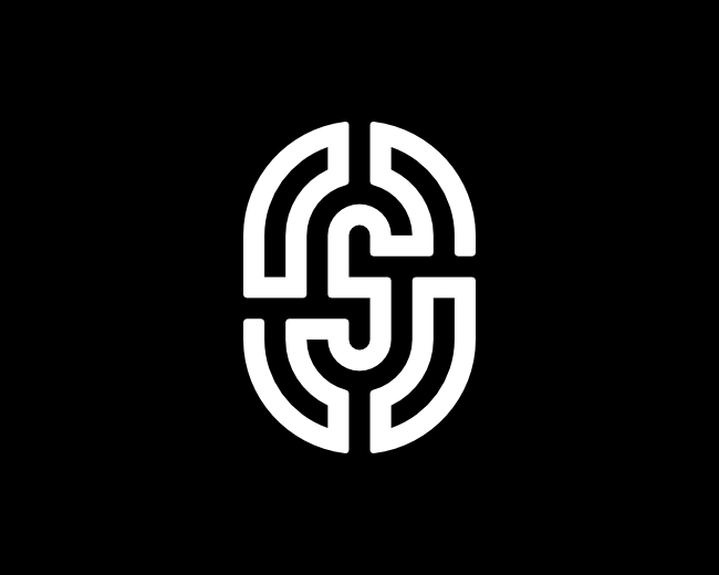 Letter S Techno Logo
