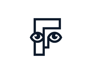 Face Letter F Logo