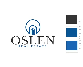 OSLEN Realestate Logo Design