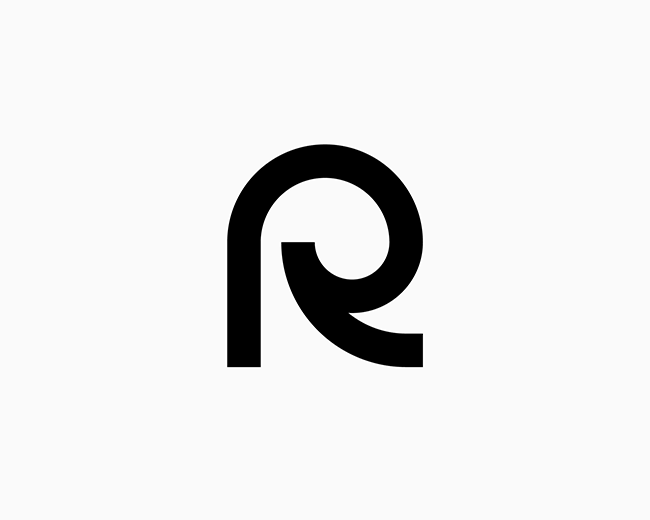 Minimalist R Logo