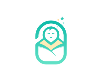 baby brand logo design