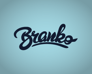 Branko - lettering