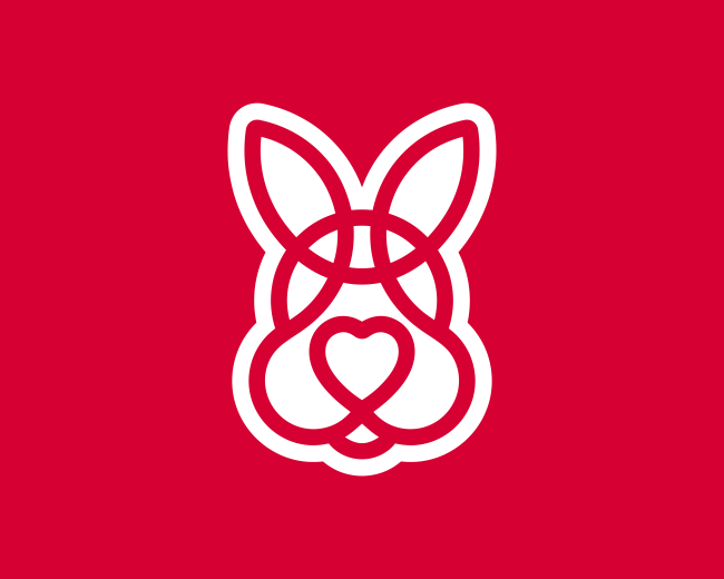 Logopond - Logo, Brand & Identity Inspiration (Rabbit Heart Globe Logo)