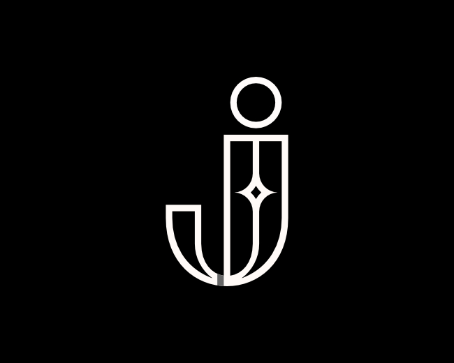 IJ Or JI Letter Logo