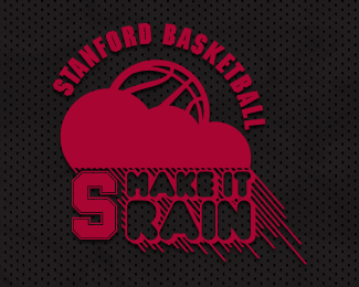 Stanford University 'Make It Rain' logo