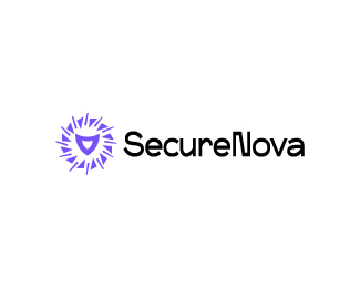 Cyber Security, Logo Design, Supernova, Tech Logo