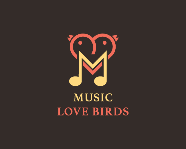 Music Love Birds Logo
