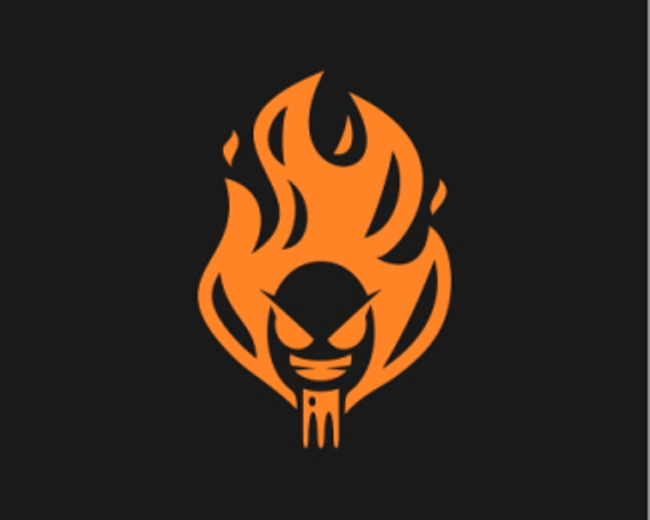 Flame Match Fire Logo
