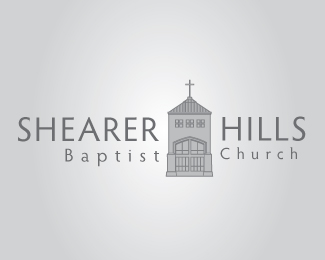 Shearer Hills Baptist Church greyscale