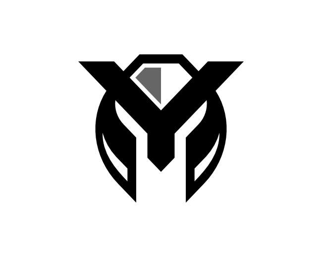 Letter Y Spartan Diamond Logo