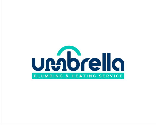 Umbrella Plumbing - Wordmark Logo & Brand Identity