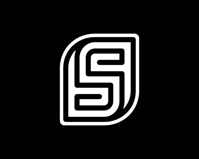 Letter S Labyrinth Logo