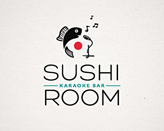 Sushi bar karaoke logo