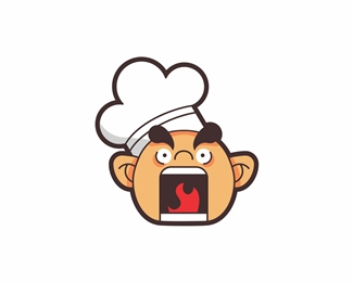 Chef Fire Spicy Logo