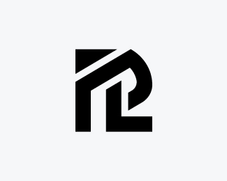 Letter RL Construction Logo