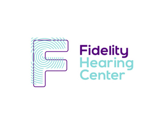 Fidelity hearing center logo design