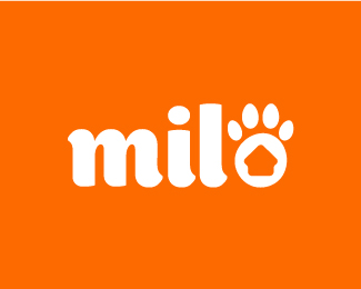 Milo dog food branding