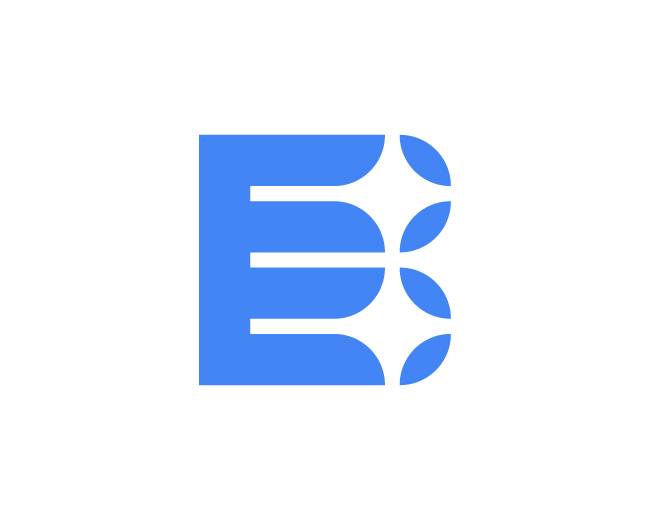 Modern B Monogram Logo with Star // For Sale