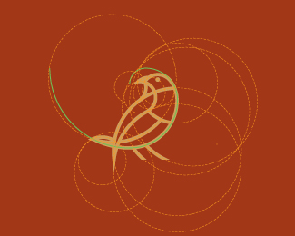 Sparrow Bar logo with Golden Ratio