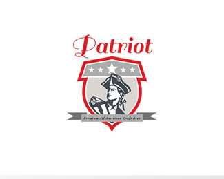 Patriot Premium All-American Craft Beer Logo