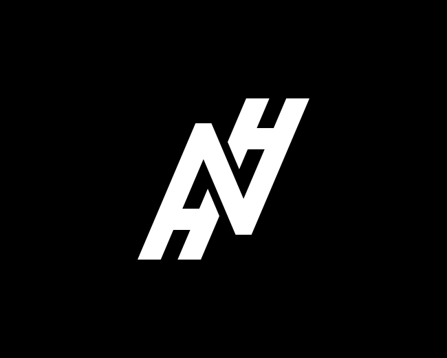 NH Or HN Letter Logo