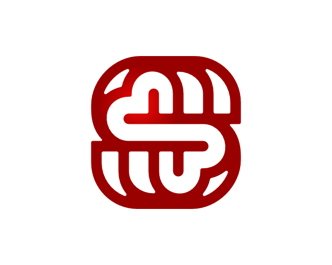 Letter S Love Logo