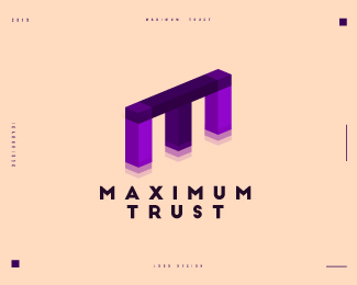 MAXIMUM trust logo design