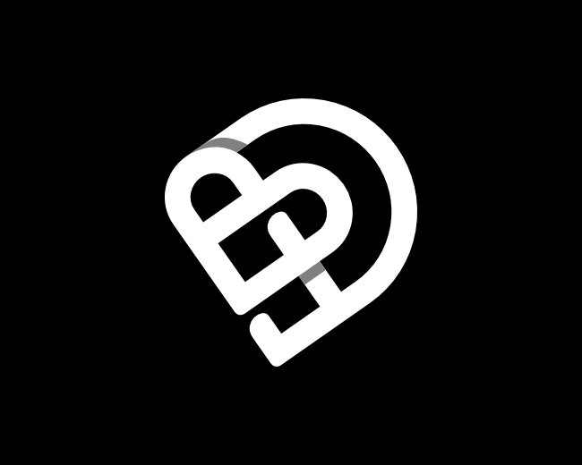 Love D Letter Logo