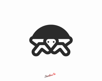 Minimalist Turtle Logo