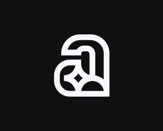 Small A Star Logo