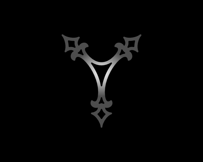 Silver Y Letter Logo