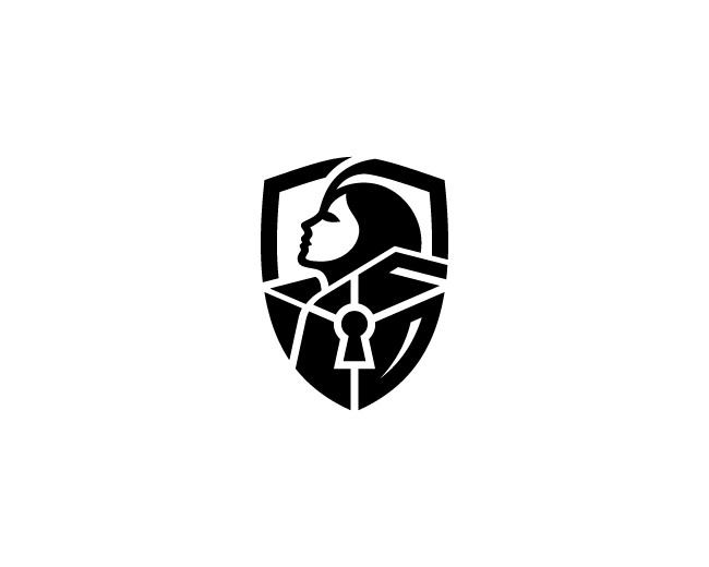Identity Shield Lock Logo