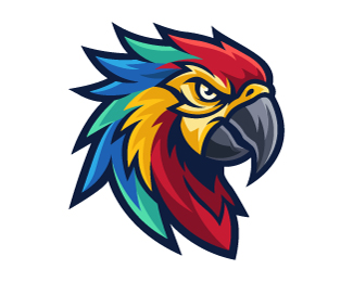 Cartoon Parrot Illustration
