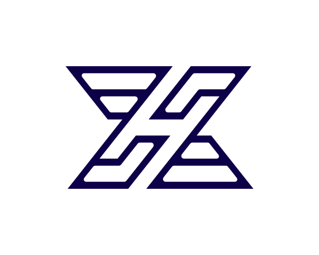 Letter ZH HZ Logo