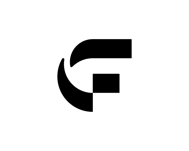 Abstract Letter F Logo // For Sale