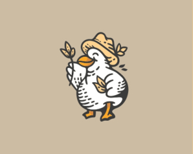 Duck Wheat Farm Logo