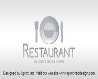 Barn with free restaurant logo