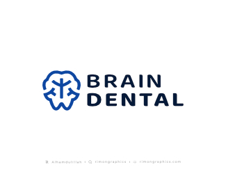 Brain Dental Logo