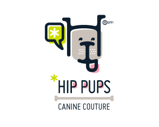 Hip Pups v.2 - full lockup