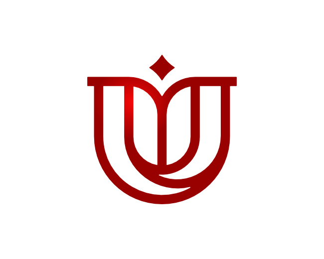 Letter U Flower Logo