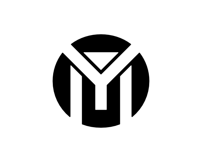 Letter YM MY Logo