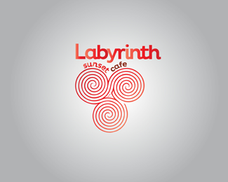 Labyrinth, sunset cafe