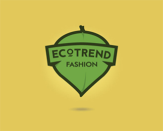 Eco fashion company logo