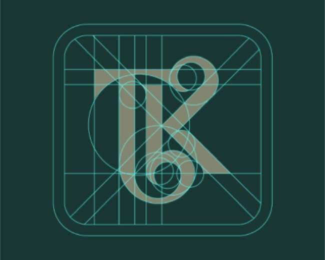 TK or KT monogram typography Exclusive Logo Design