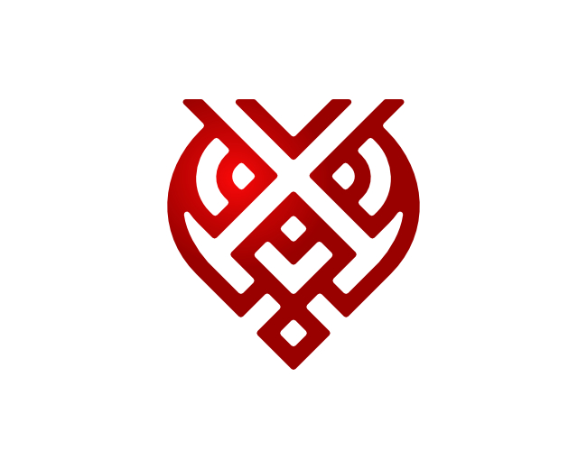 Letter X Owl Logo
