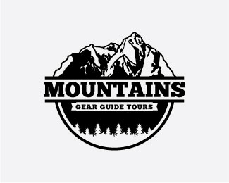 Mountains Logo Badges